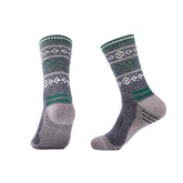 Merino Wool Crew Hiking Socks for men | Tribal-Inspired Designs